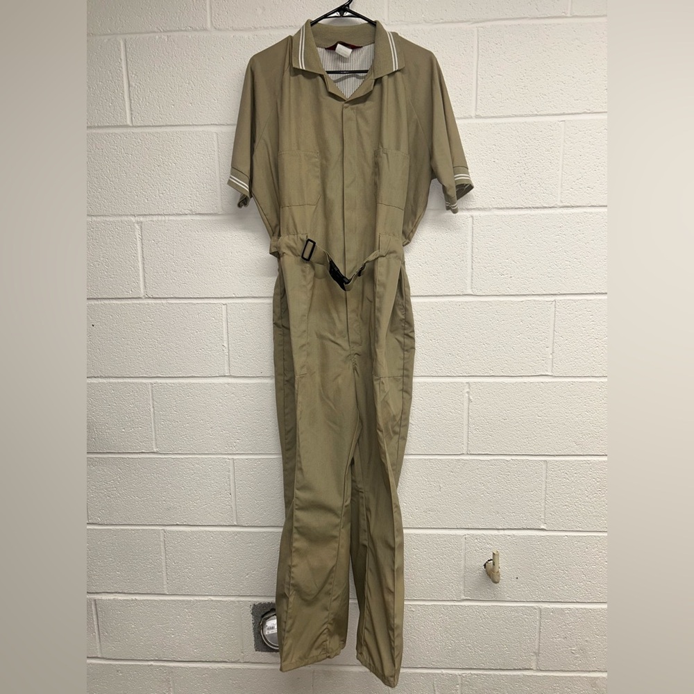 Vintage Military Short Sleeve Para Suit Coveralls - Size 42 Short